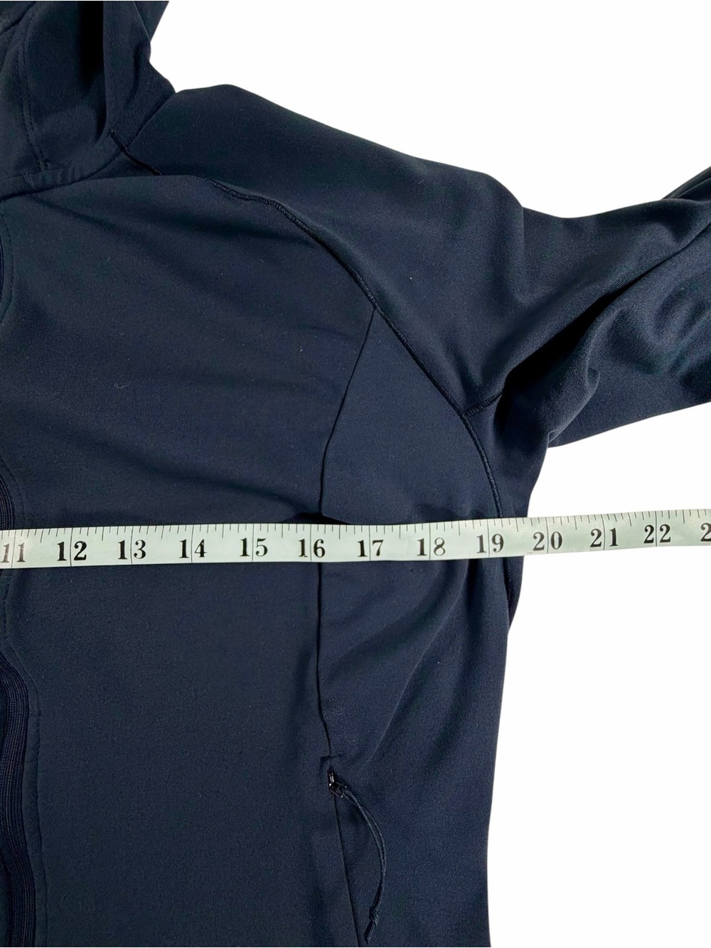 Arcteryx Kyanite Lightweight Hooded Fleece Jacket Midnight Blue‎ Womens Medium - Picture 8 of 9